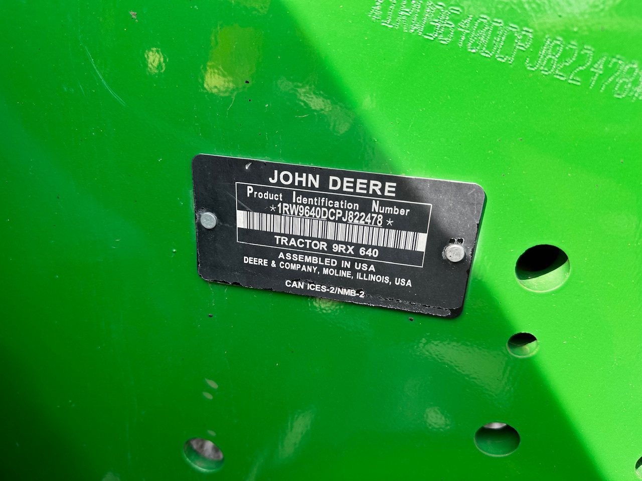  2023 John Deere 9RX 640 at Heritage Tractor in Pontiac, IL