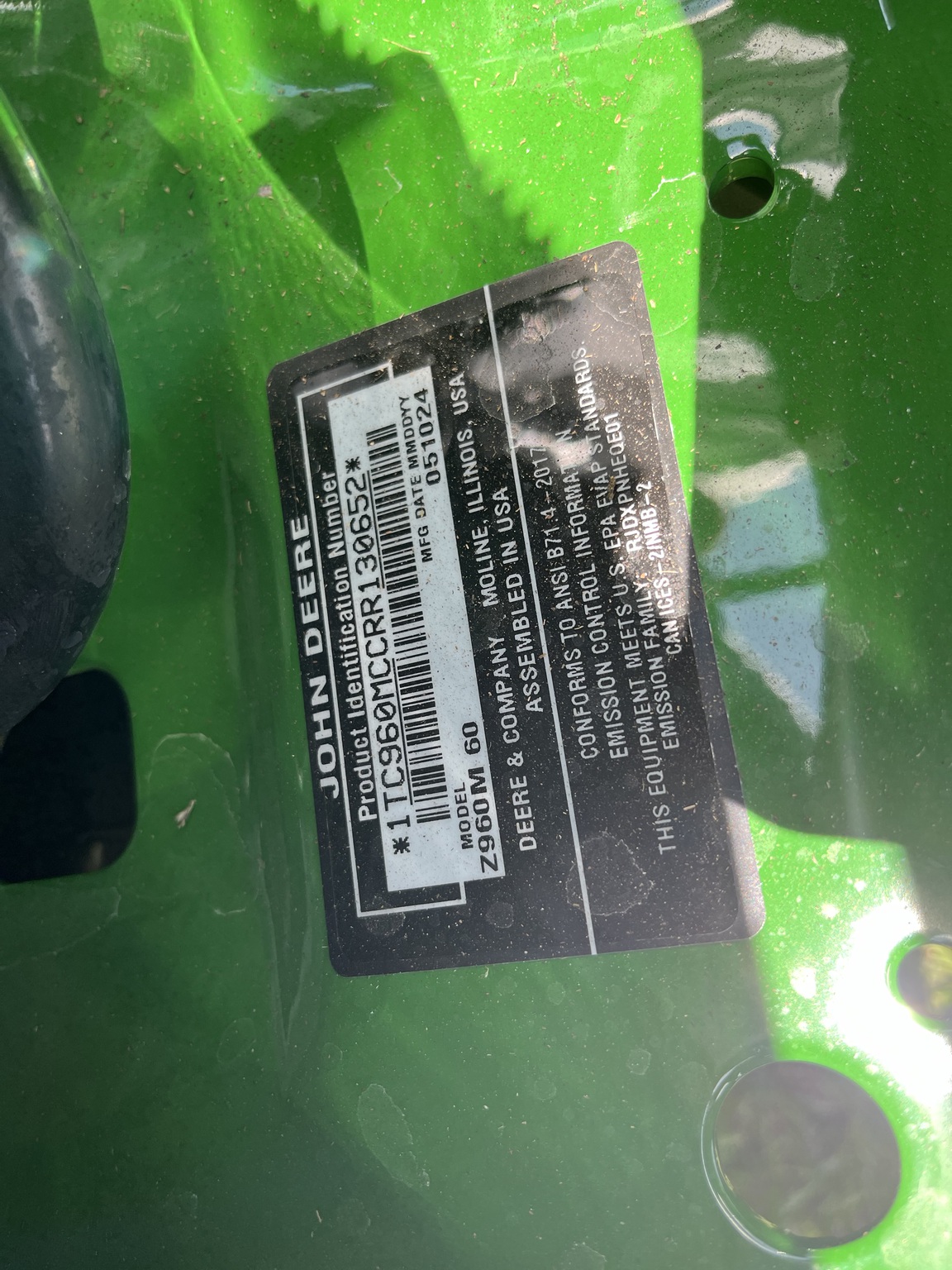 2025 John Deere Z960M Image 4