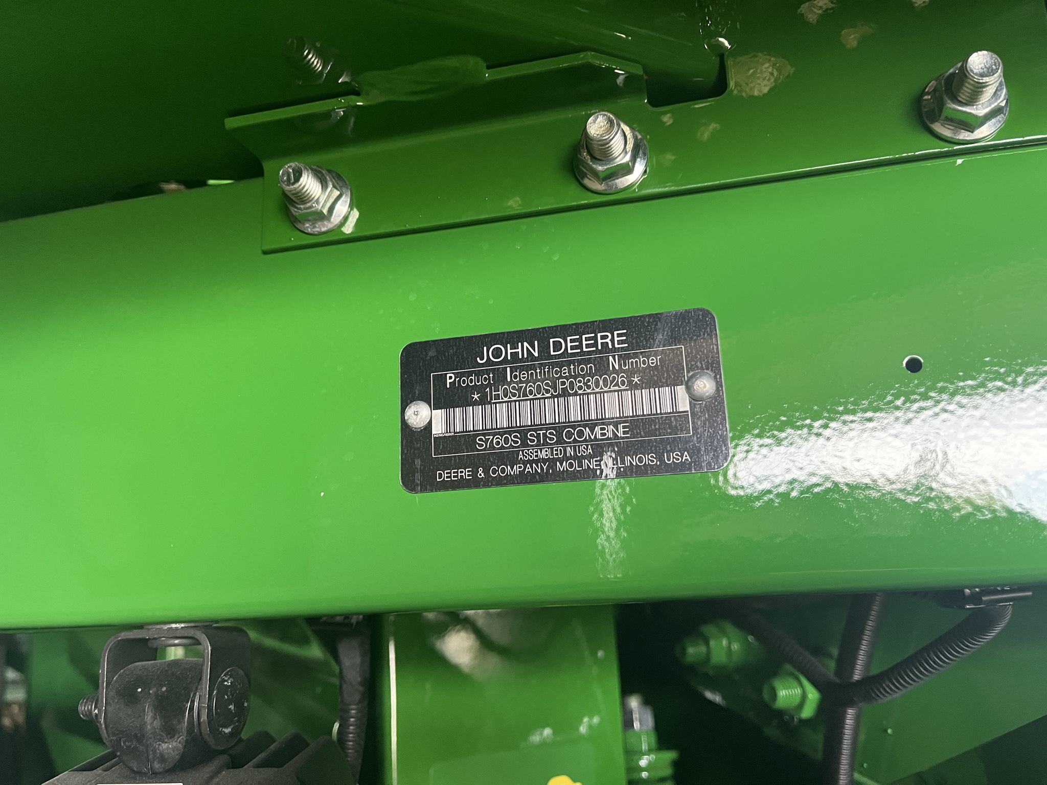 2024 John Deere S760 Image 2