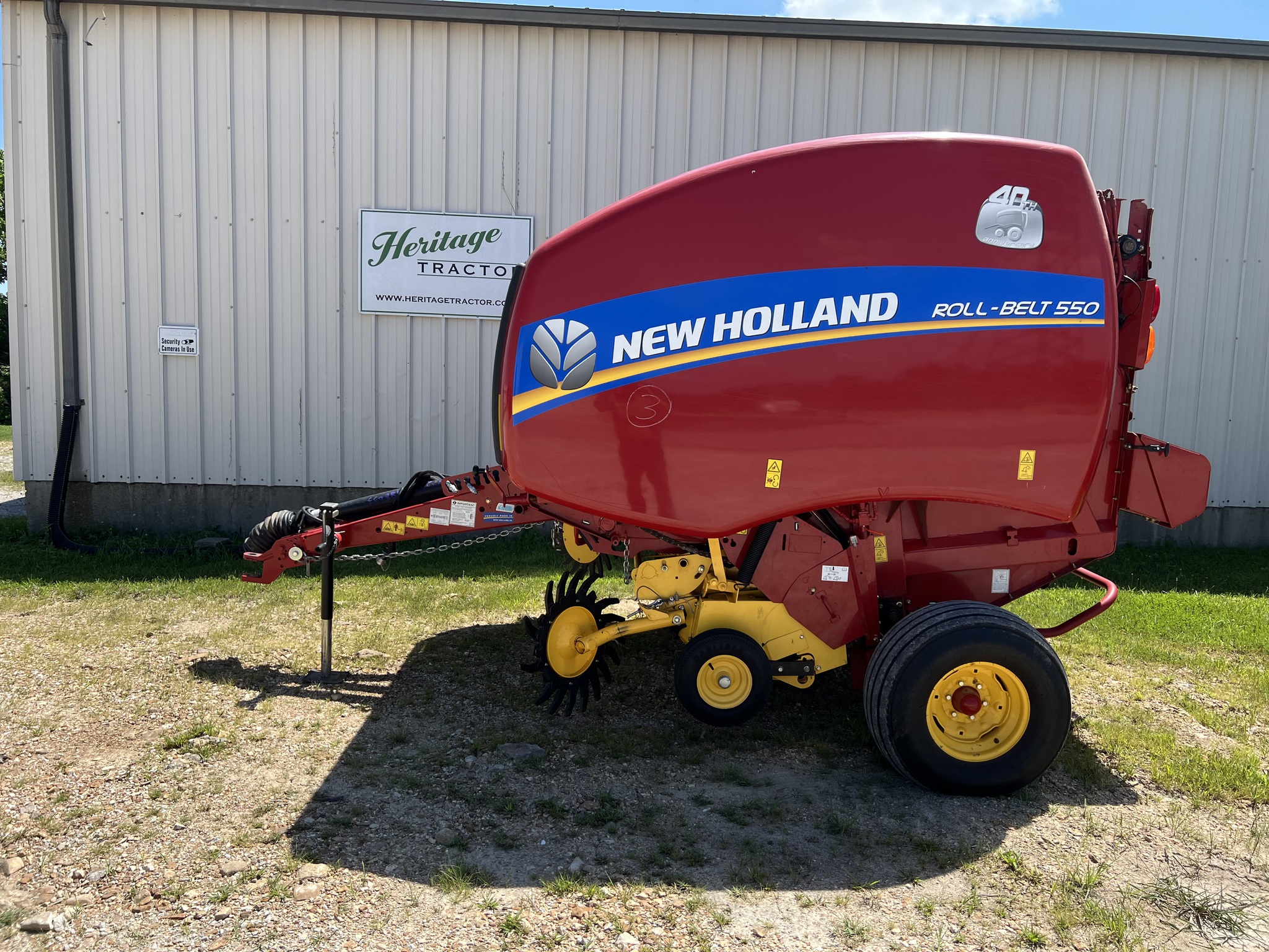  2015 New Holland Rollbelt 550 at Heritage Tractor in Rolla, MO