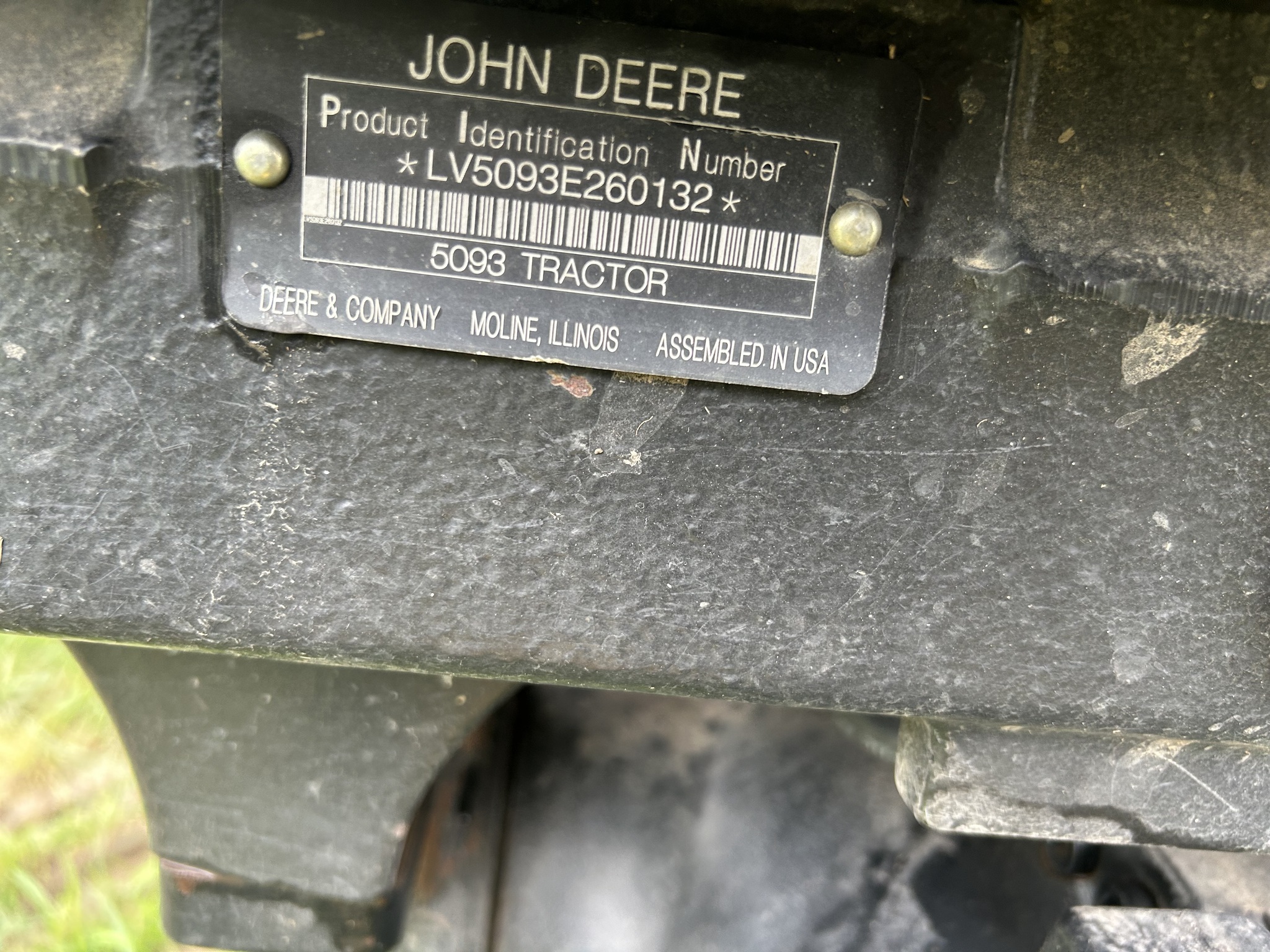 2010 John Deere 5093E Image 7