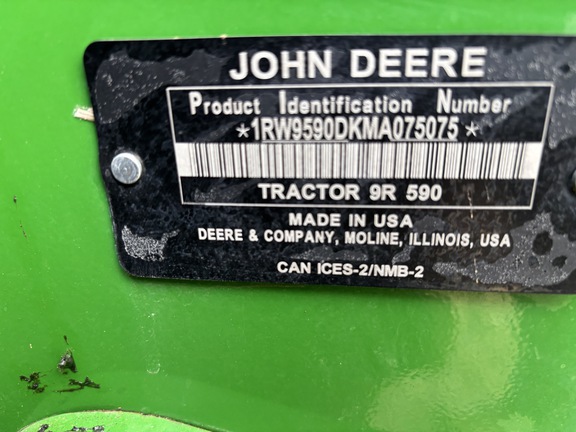 Used 2022 John Deere 9R 590 Articulated 4WD Tractors at Horizon Ag & Turf in Wetaskiwin, AB - Photo8