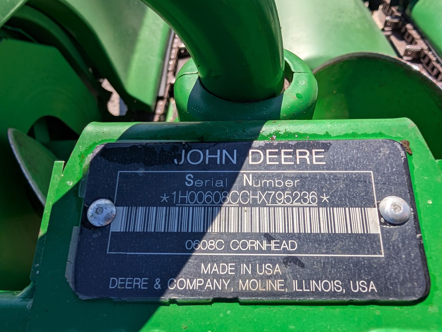  2017 John Deere 608C at Heritage Tractor in Lamar, MO