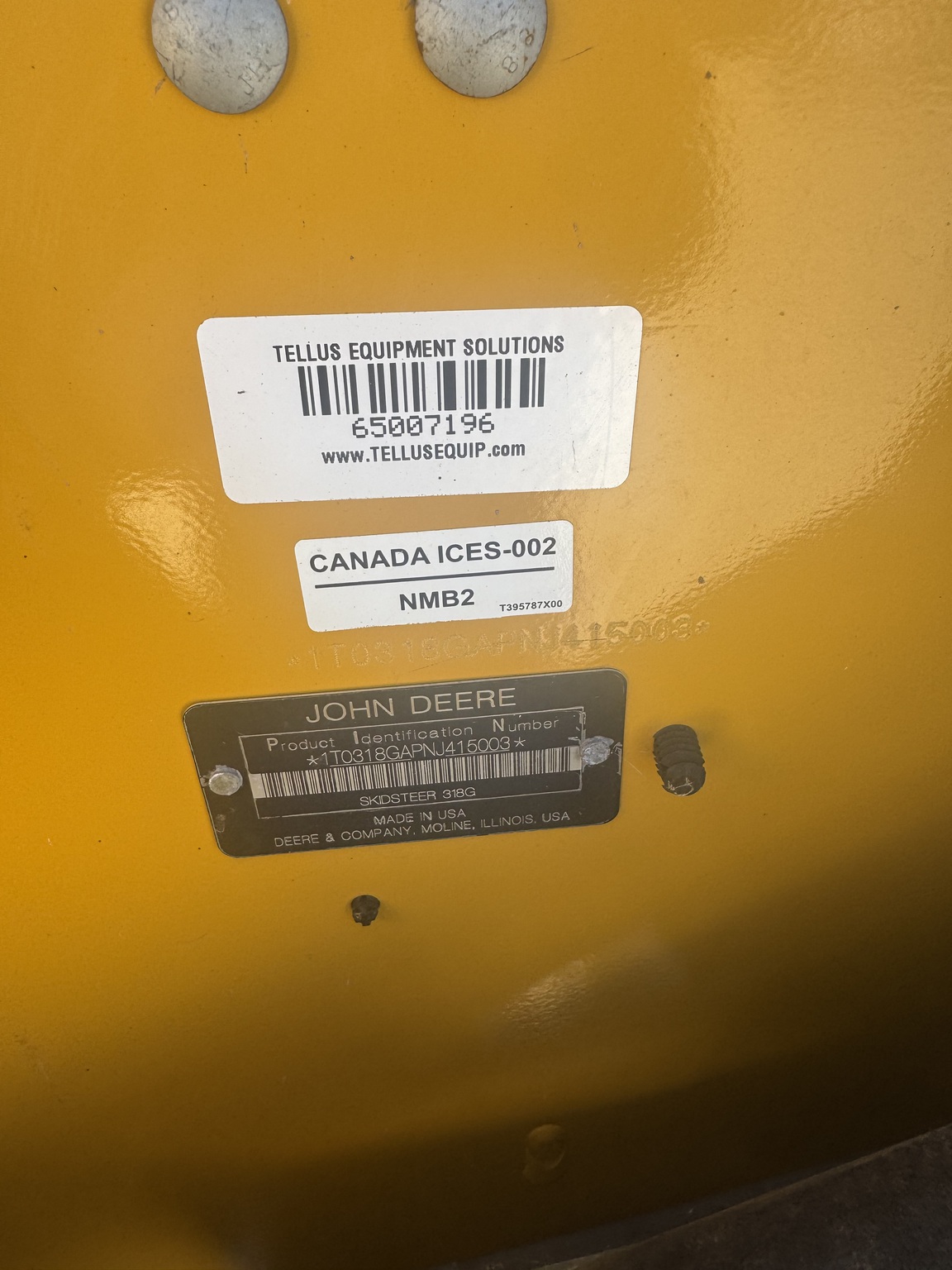 2021 John Deere 318G Image 5