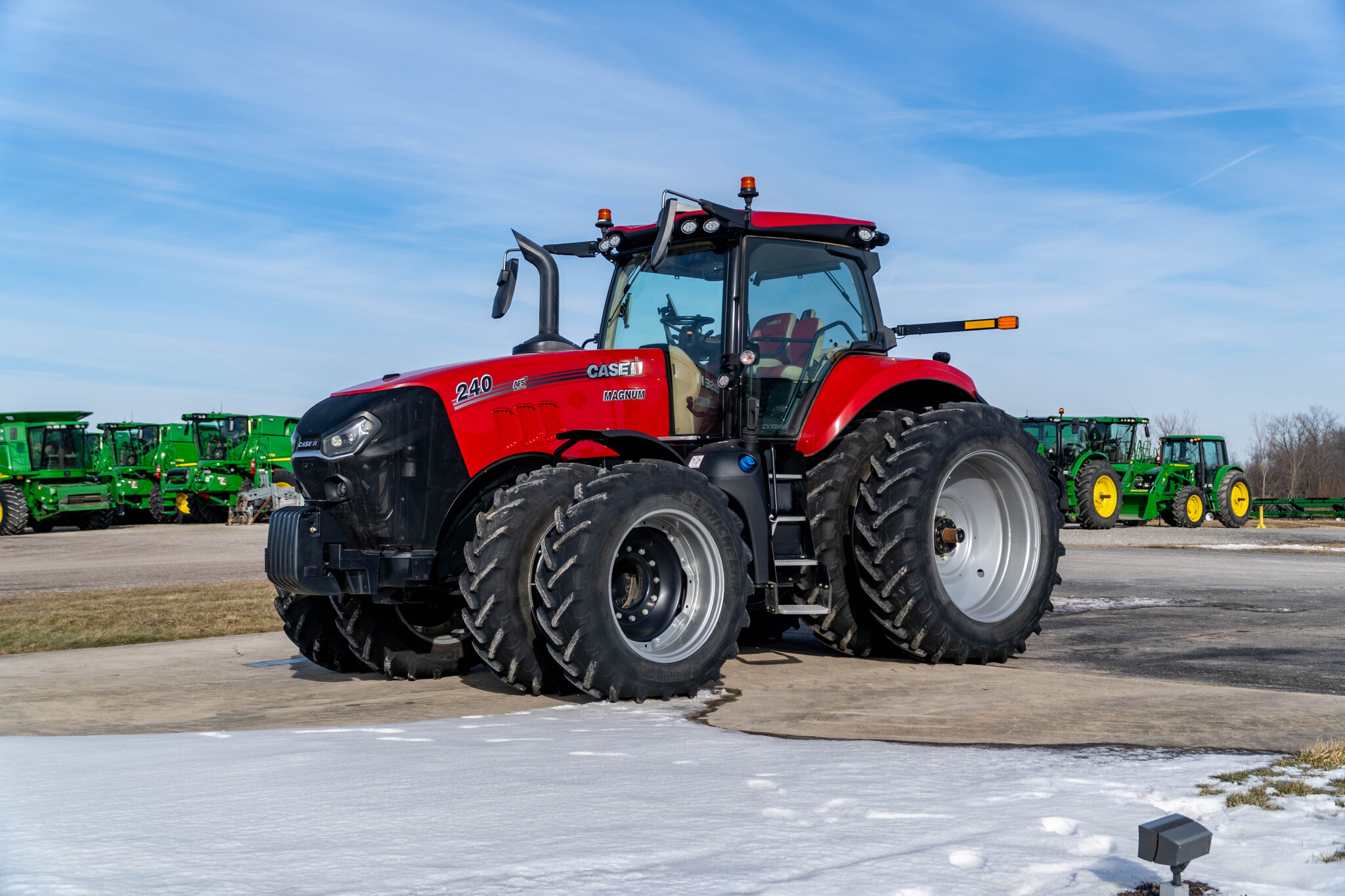 Used 2021 Case IH Magnum 240 CVX Row Crop Tractors at Koenig Equipment in Anna, OH - PhotoXL0