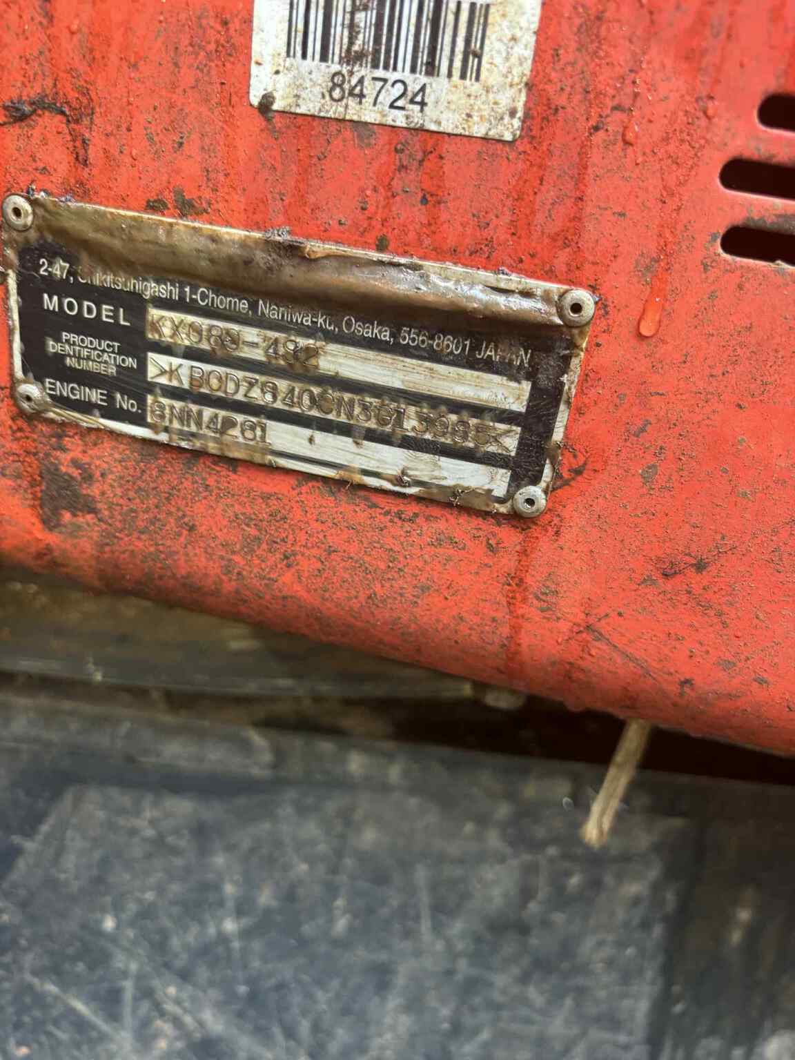 2022 Kubota KXO-80 Image 10