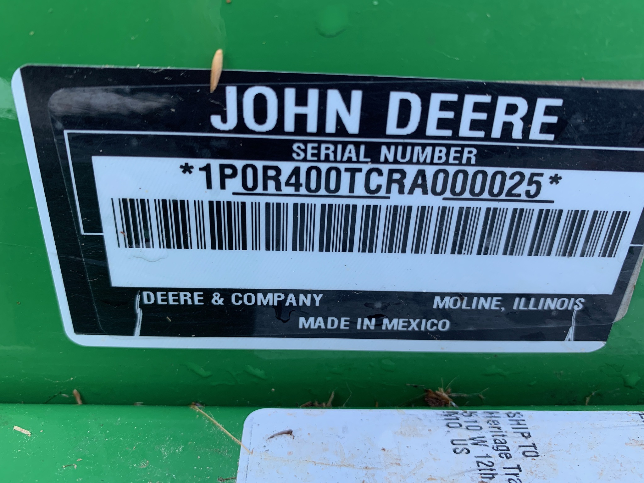  2024 John Deere R400 at Heritage Tractor in Lamar, MO