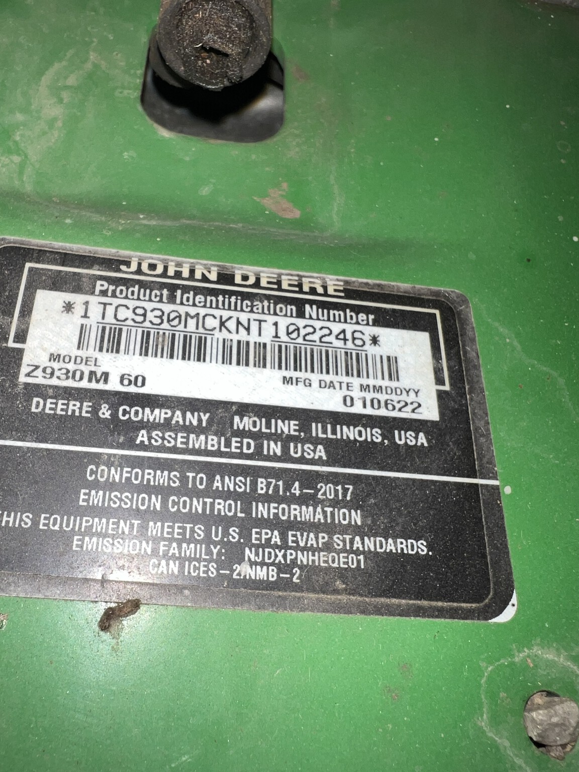 2022 John Deere Z930M Image 4