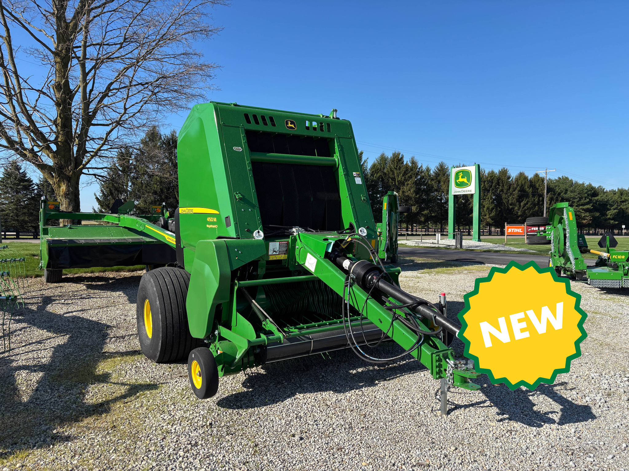 Used 2023 John Deere 450M Round Balers at Koenig Equipment in Urbana, OH - PhotoXL0