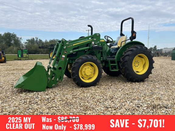  John Deere 5075E Tractor + Loader