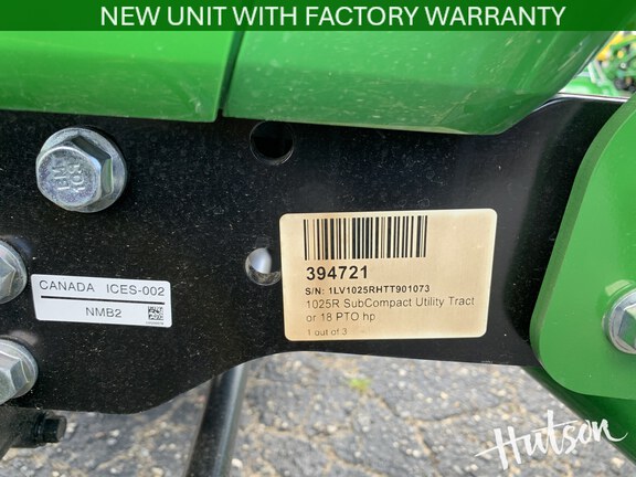 Photo of 2026 John Deere 1025R