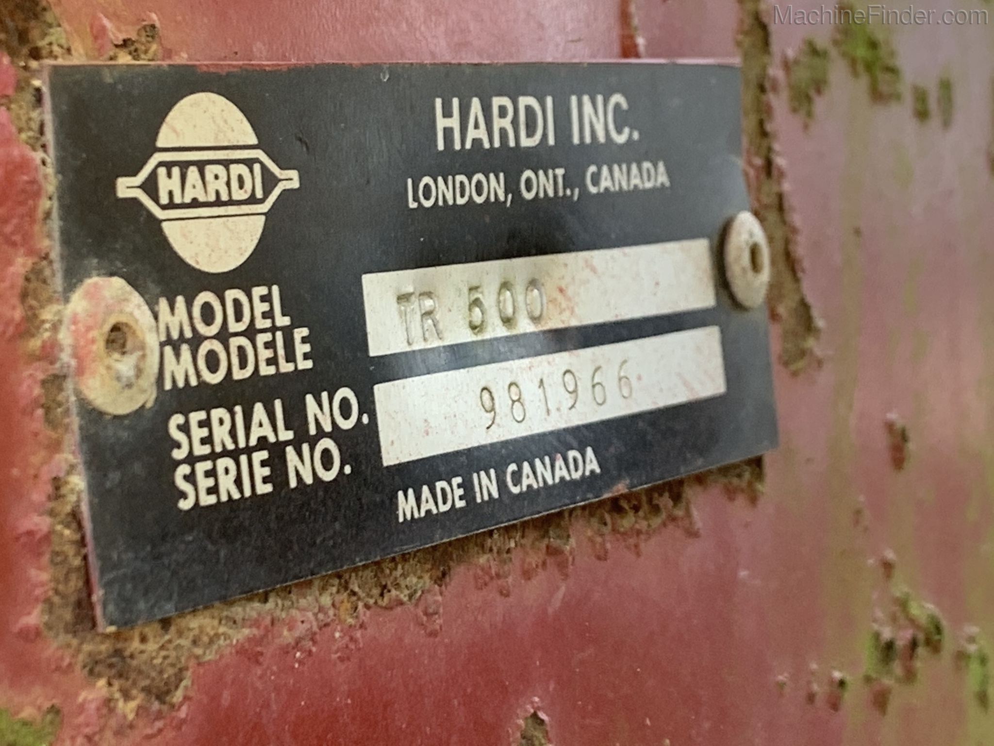 Hardi TR500 Image 6