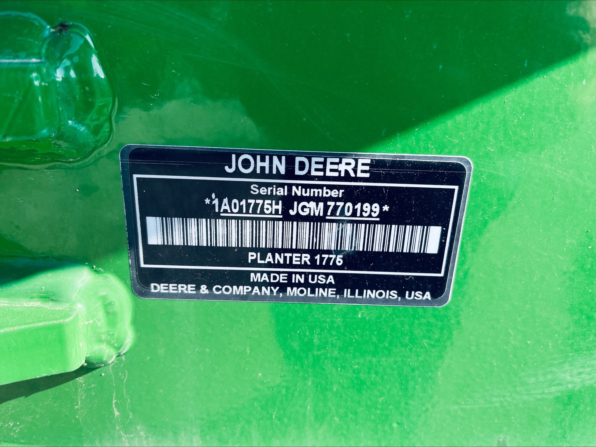 2017 John Deere 1775NT Image 6