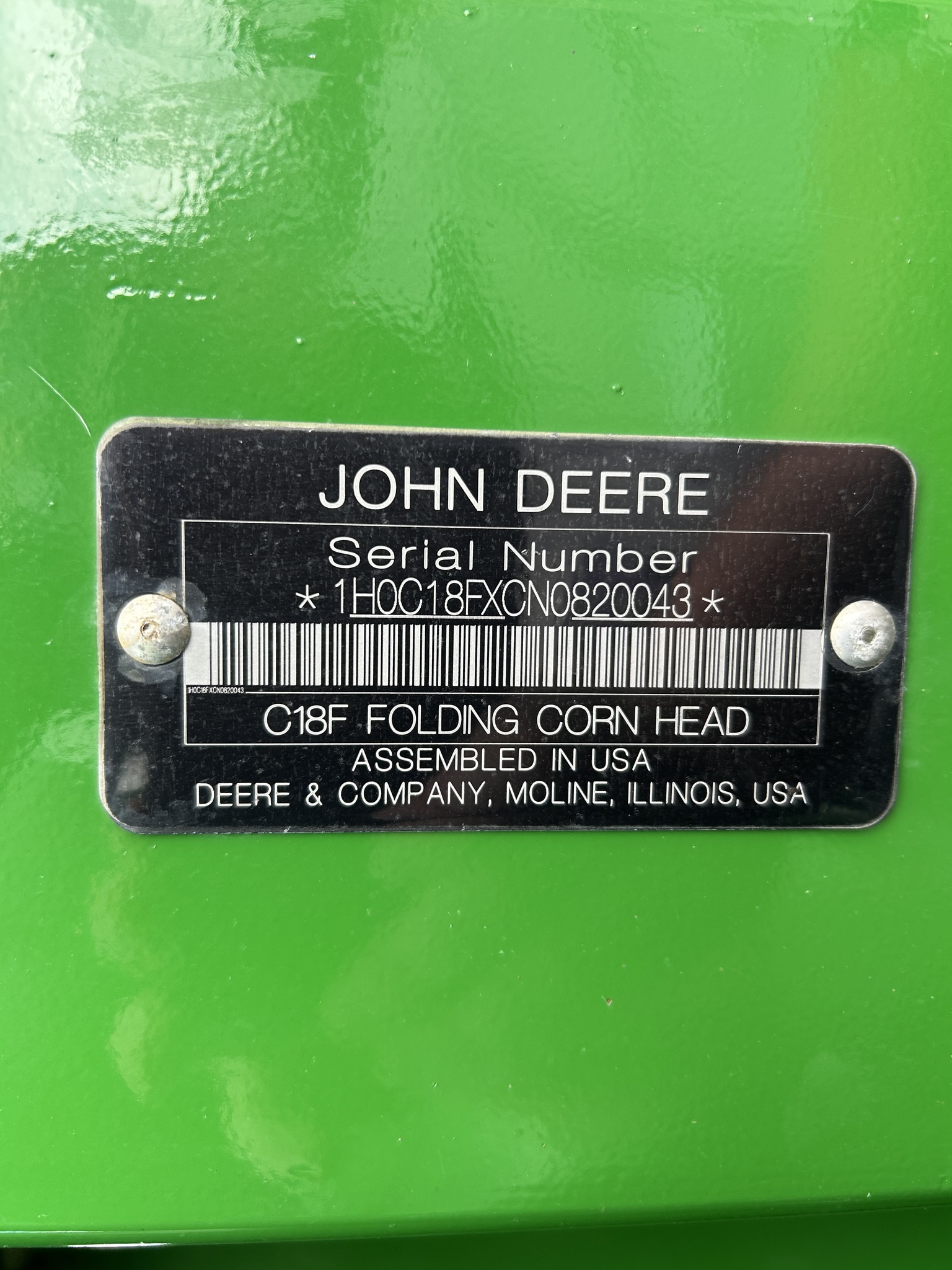  2023 John Deere C18F at Heritage Tractor in Pittsburg, KS