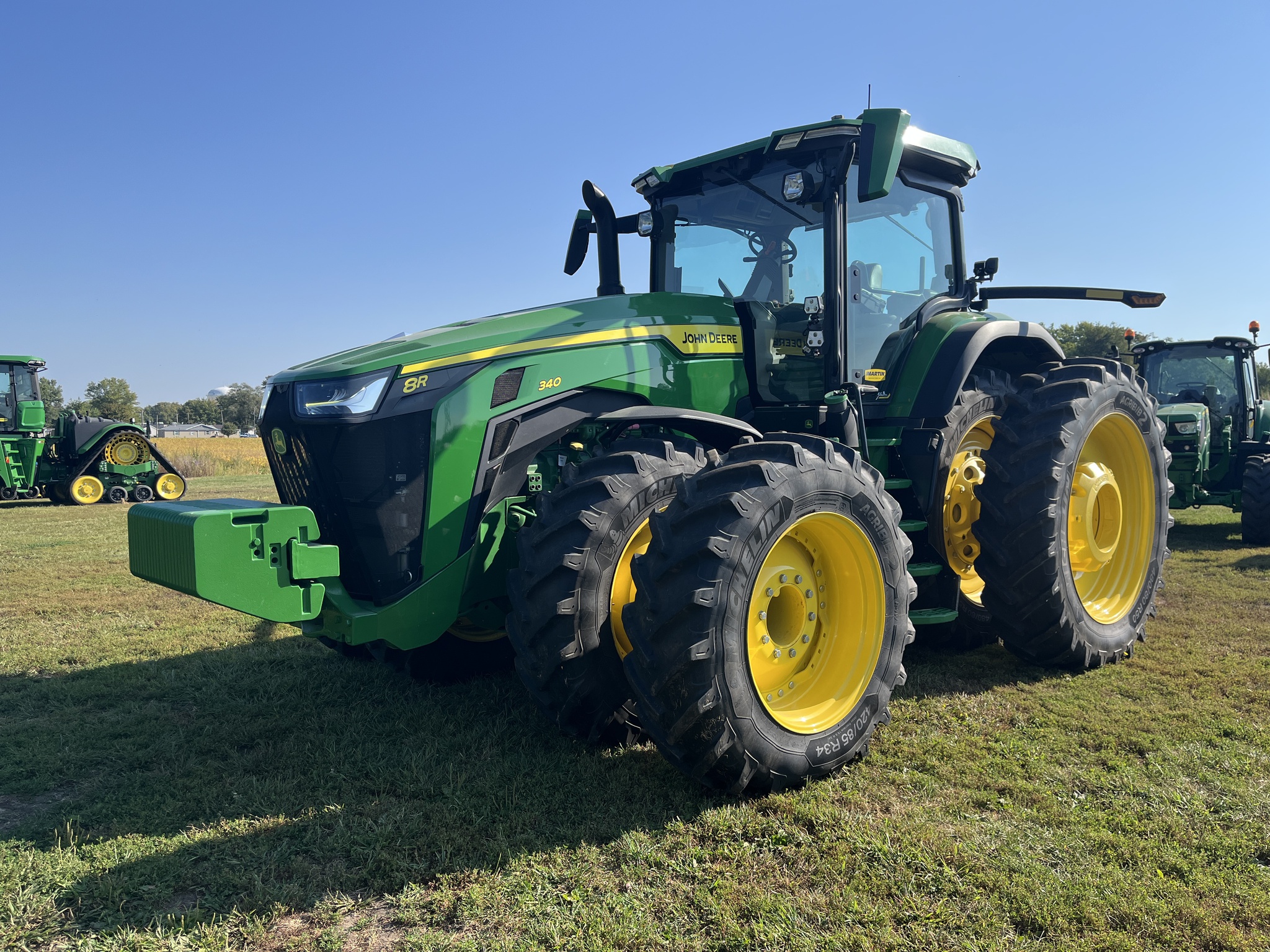  2024 John Deere 8R 340 at Heritage Tractor in Monmouth, IL