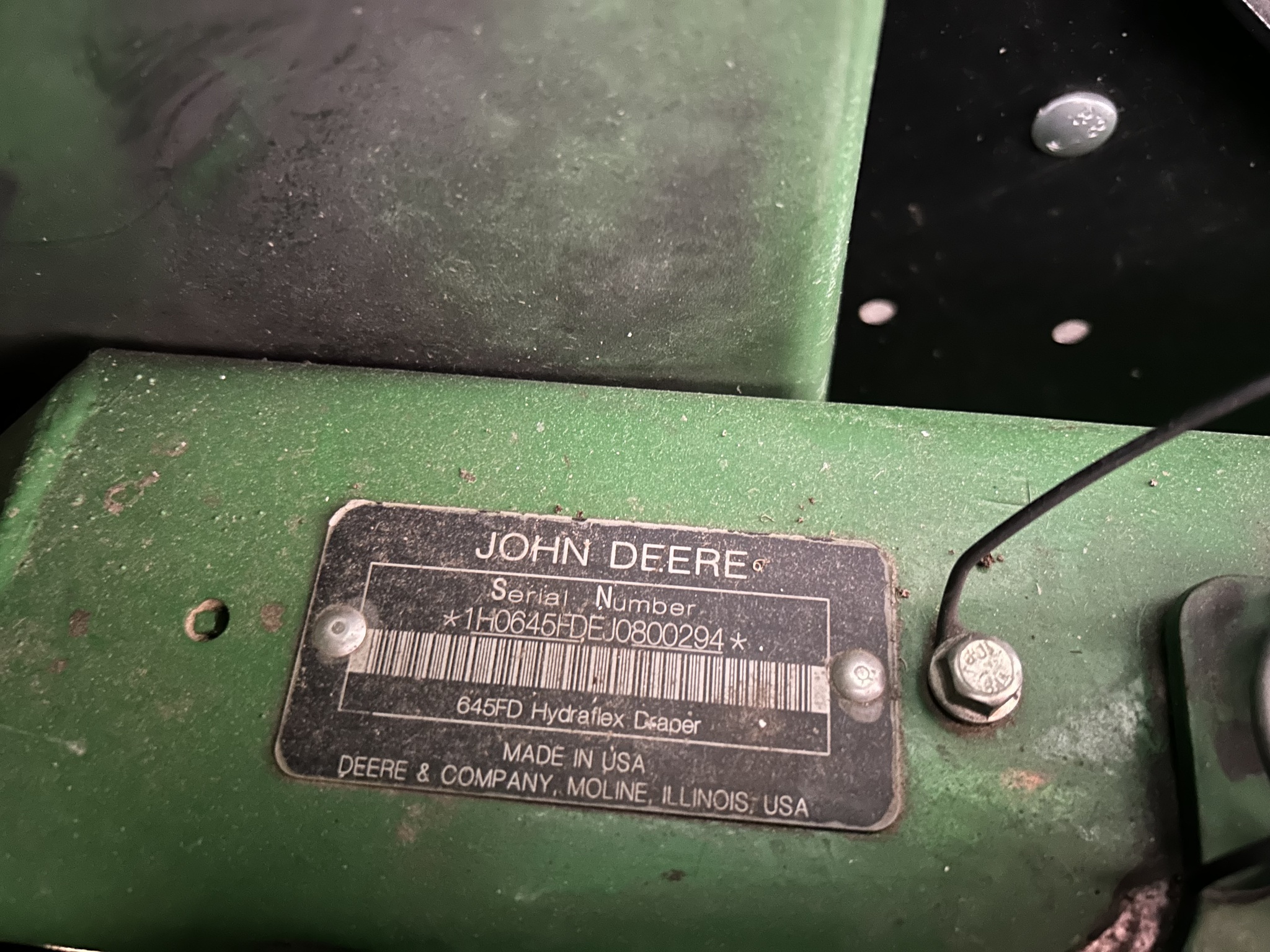 Used 2018 John Deere 645FD Combine Platforms at Koenig Equipment in Anna, OH - PhotoXL12