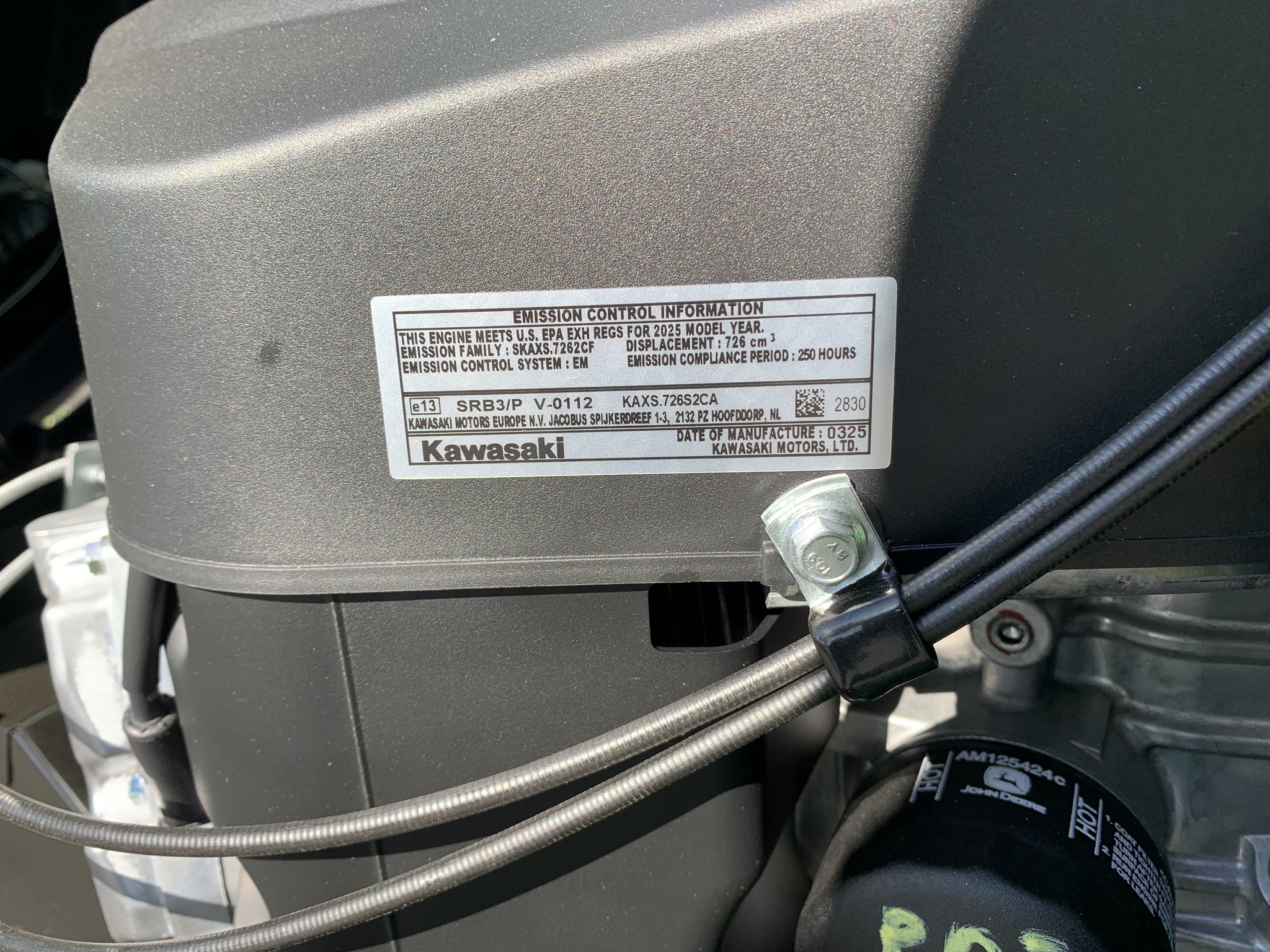 2025 John Deere X390 54