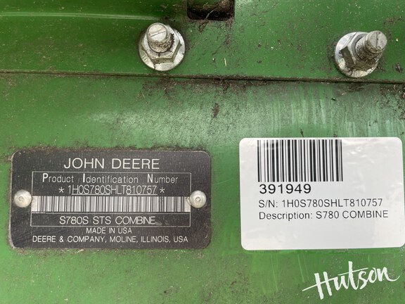 Photo of 2020 John Deere S780