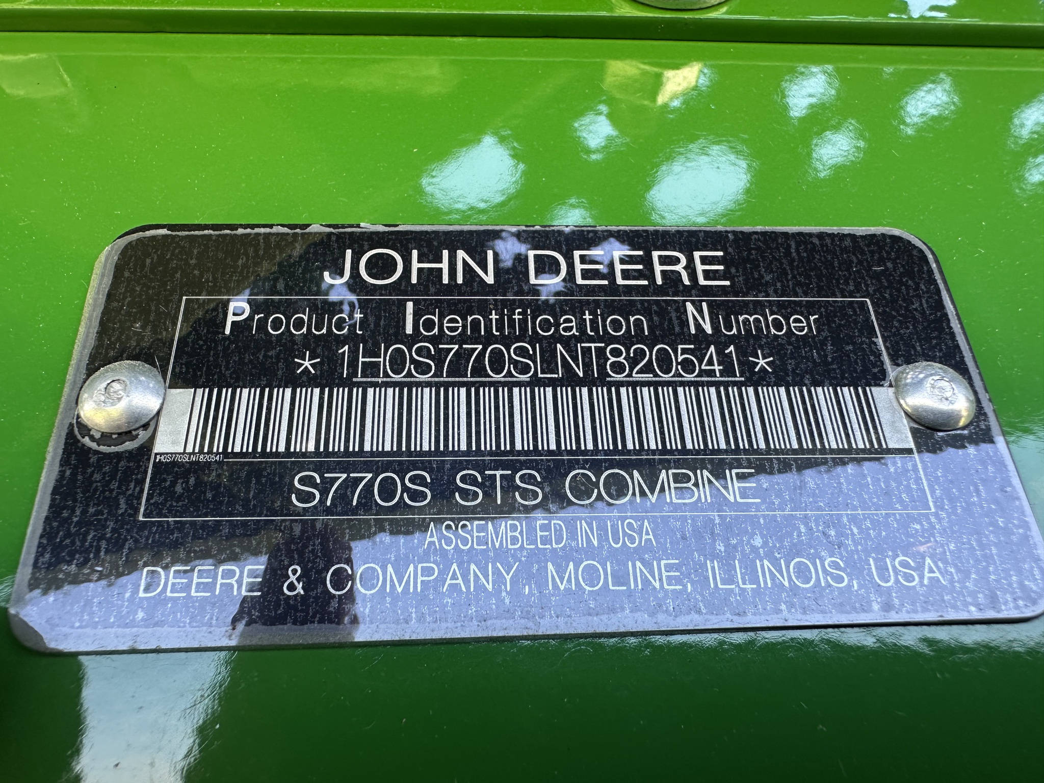 2022 John Deere S770 Image 16