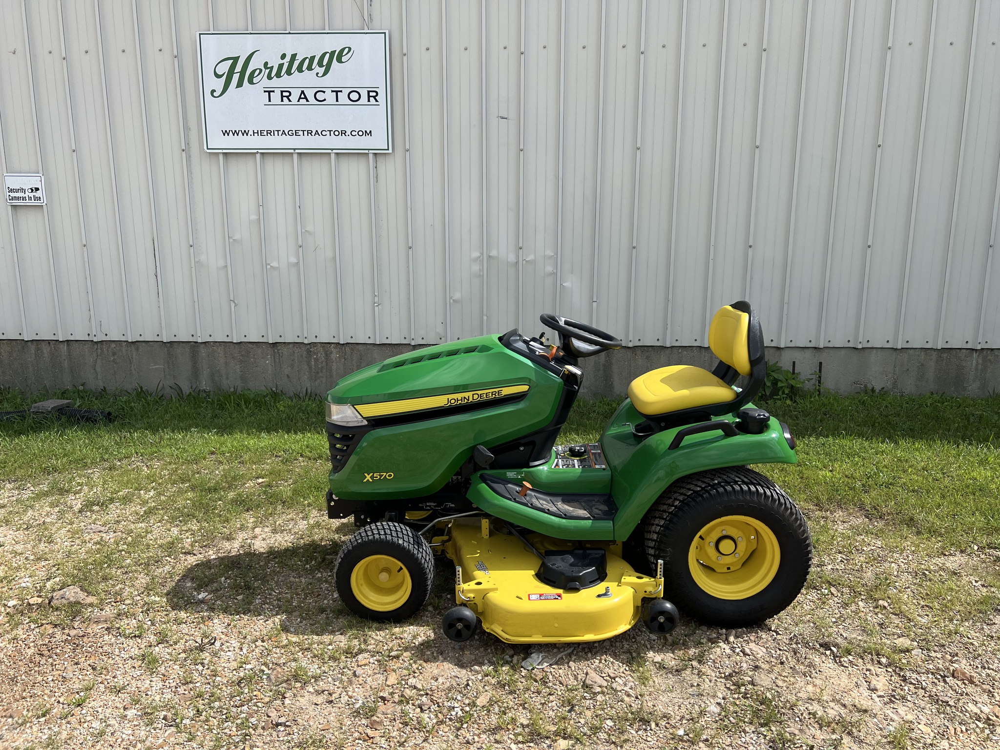  2022 John Deere X570 at Heritage Tractor in Rolla, MO