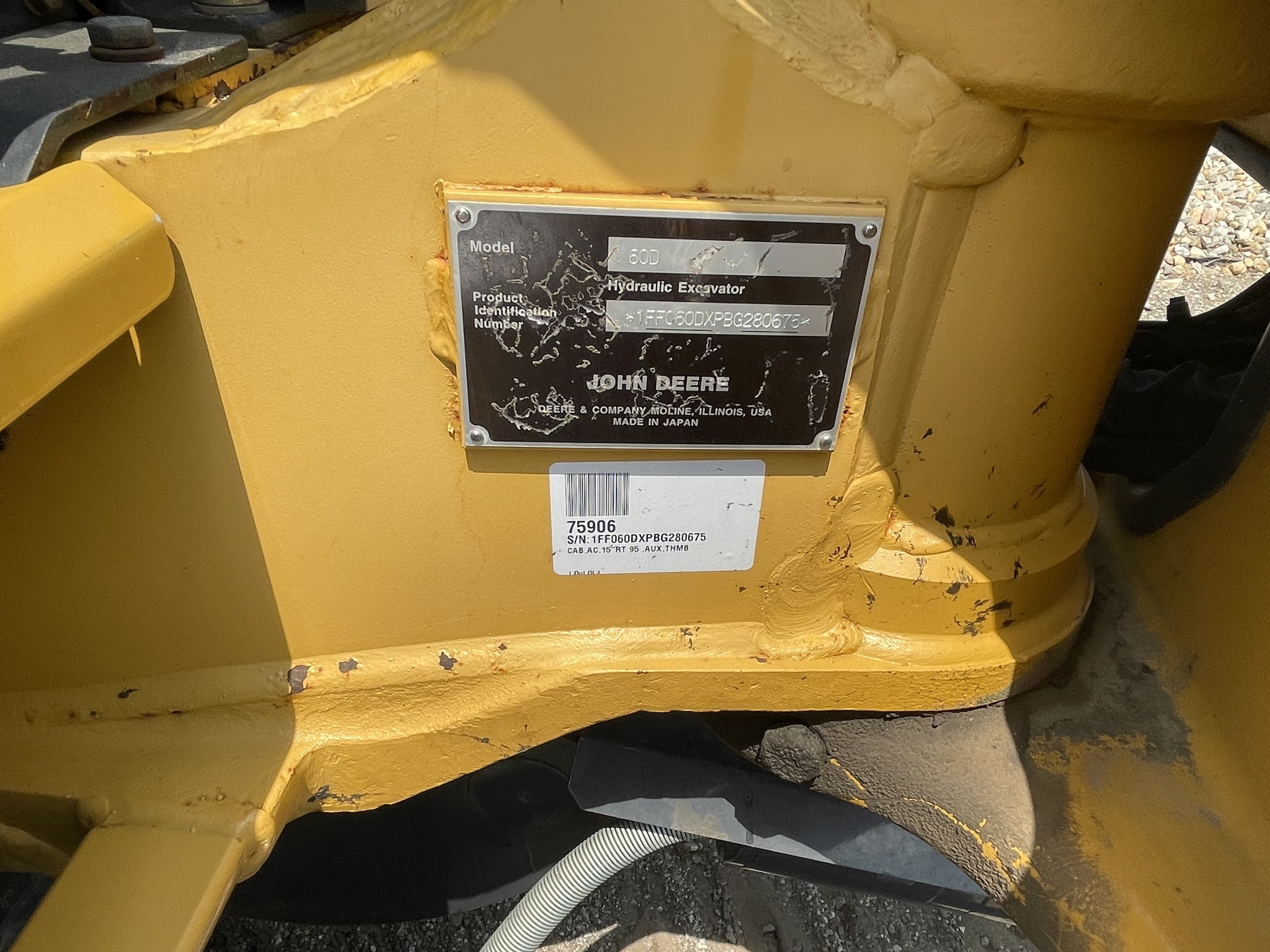 2011 John Deere 60D Image 11