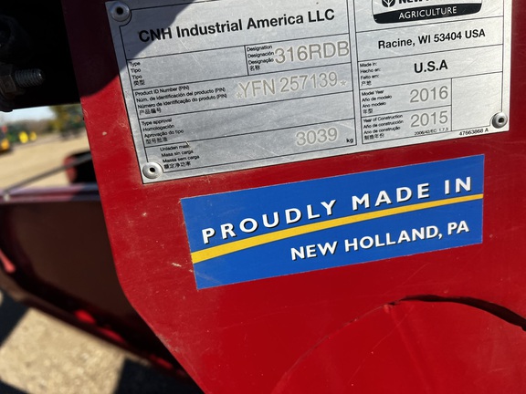 2016 New Holland 316 - Photo32