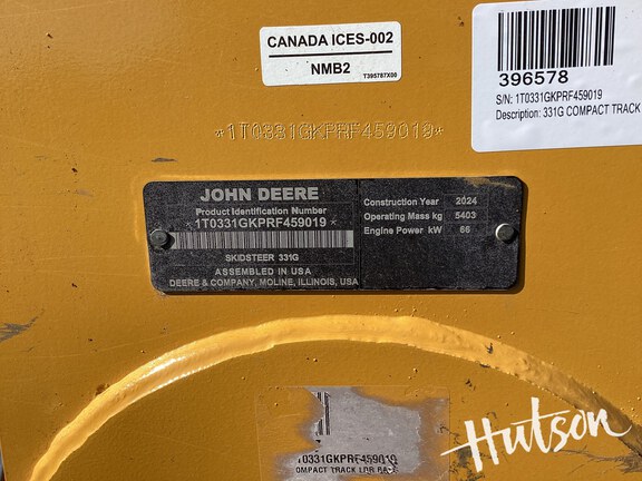 Photo of 2024 John Deere 331G