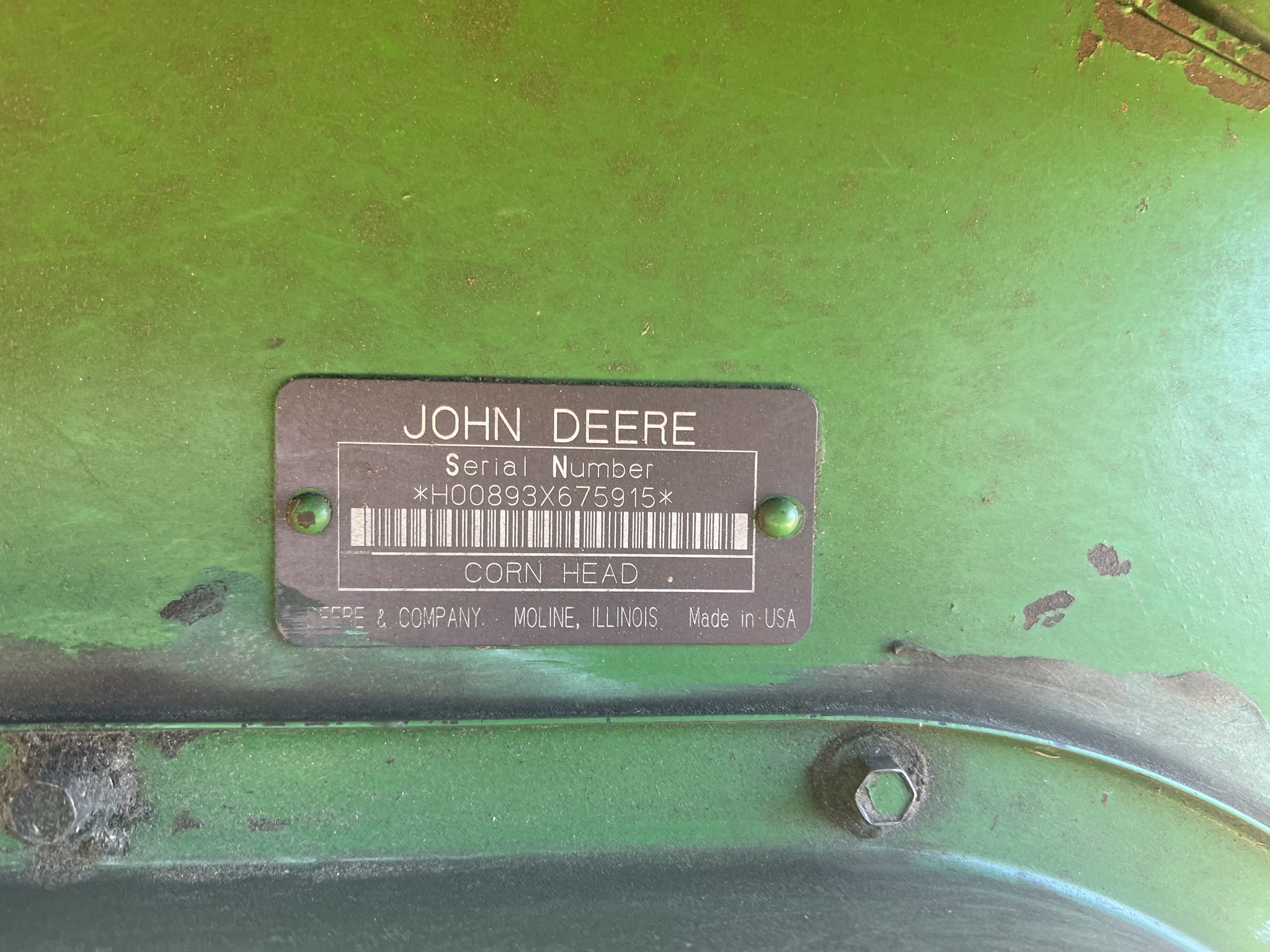 1998 John Deere 893 Image 19