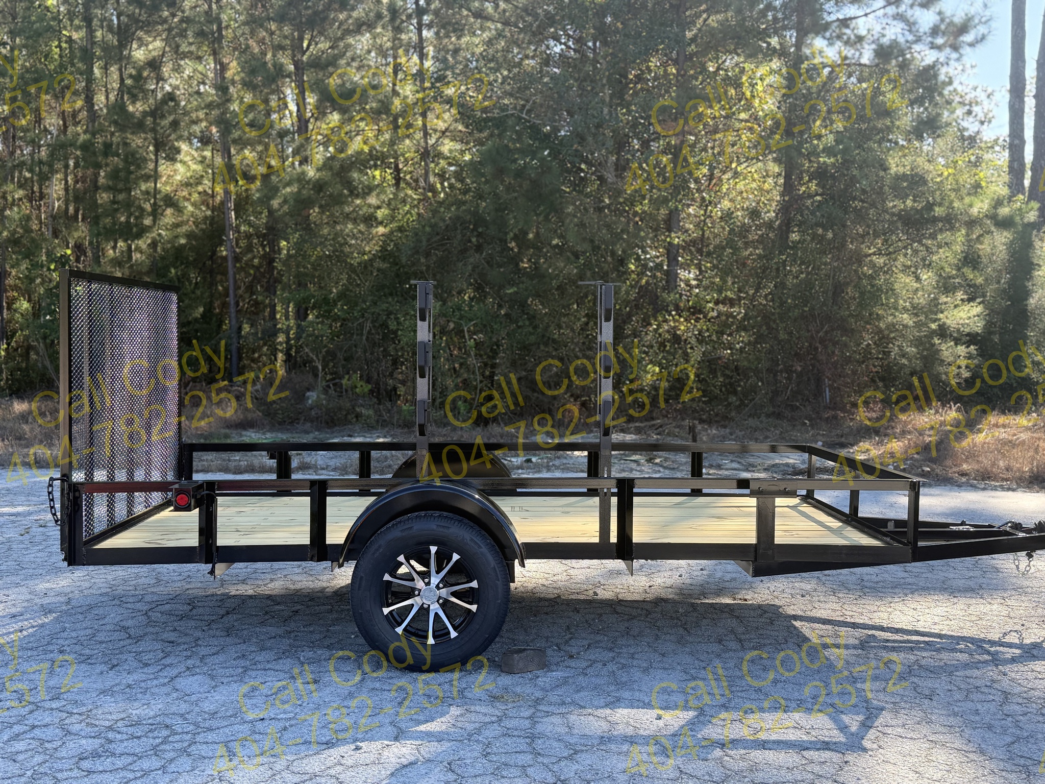 2025 Hooper 6X12 LANDSCAPE TRAILER Image 2