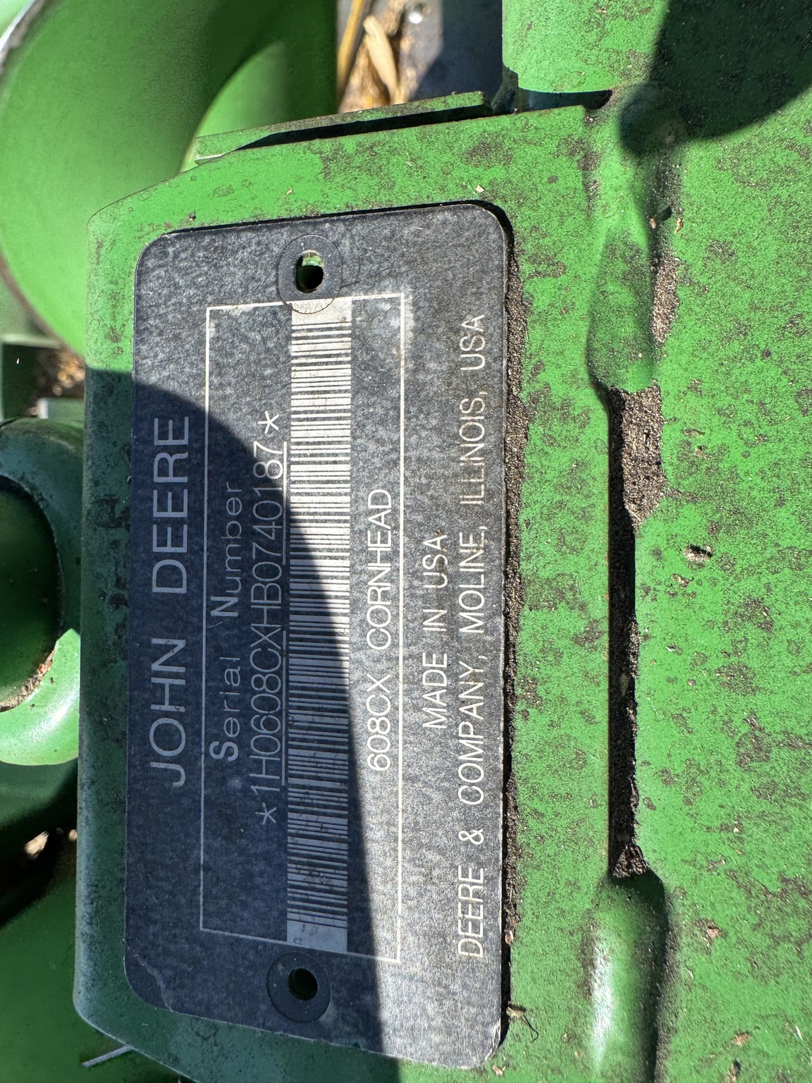 2011 John Deere 608C Image 7