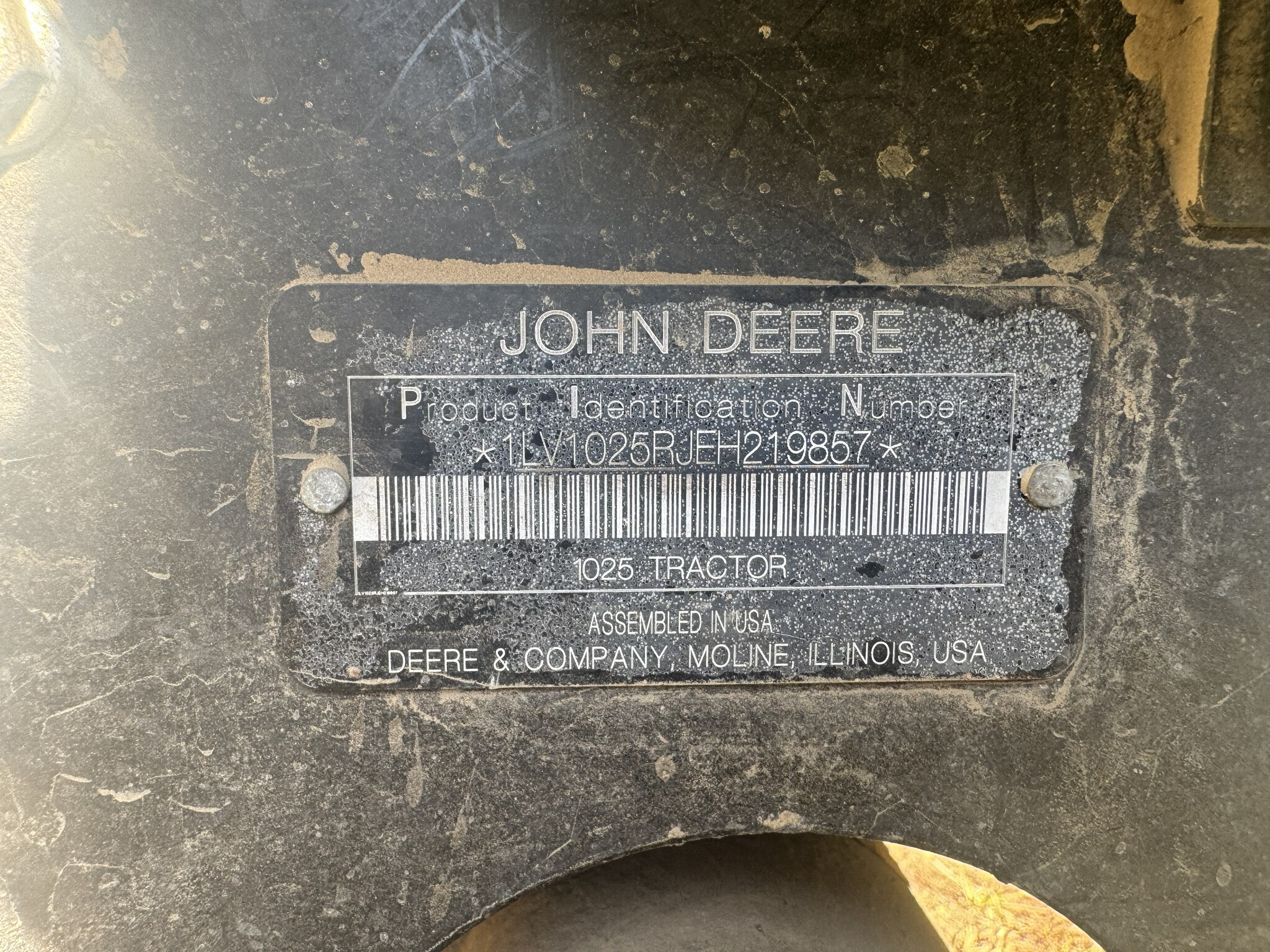 2014 John Deere 1025R Image 15