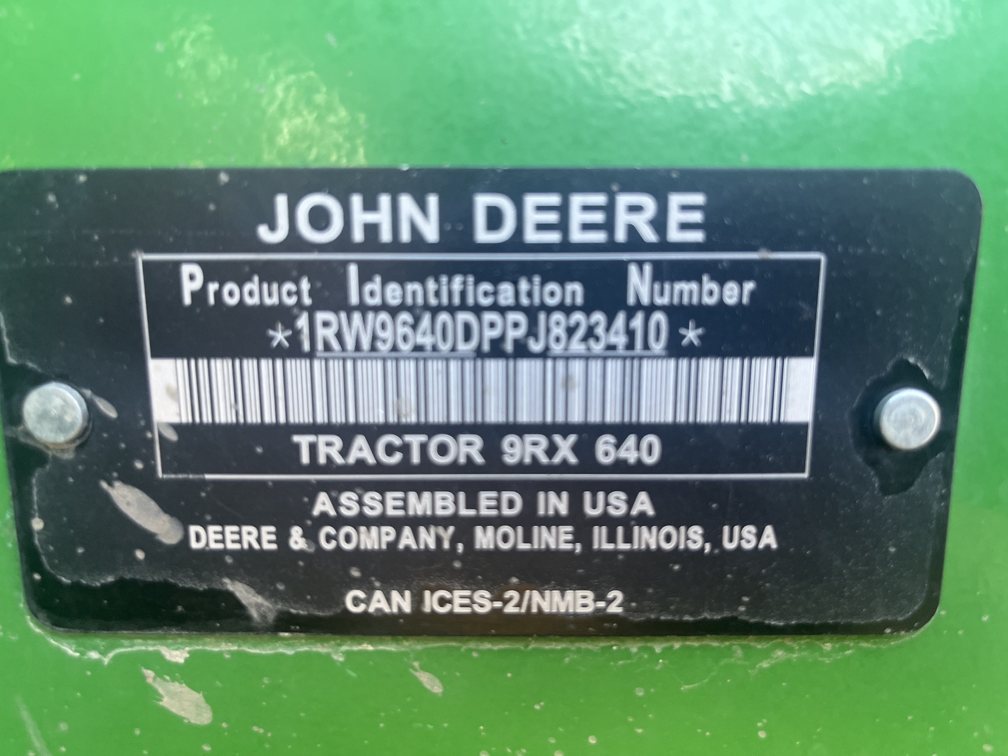 2023 John Deere 9RX 640 Image 20