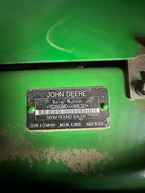  2018 John Deere 560M at Heritage Tractor in Freeport, IL