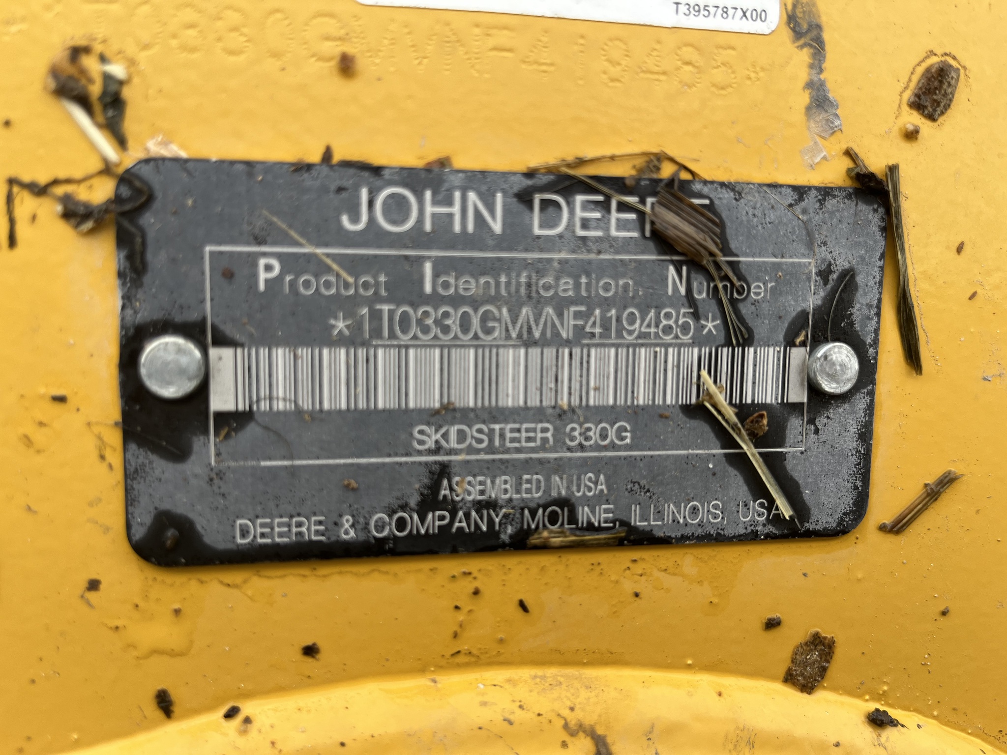  2022 John Deere 330G at Heritage Tractor in Seneca, KS