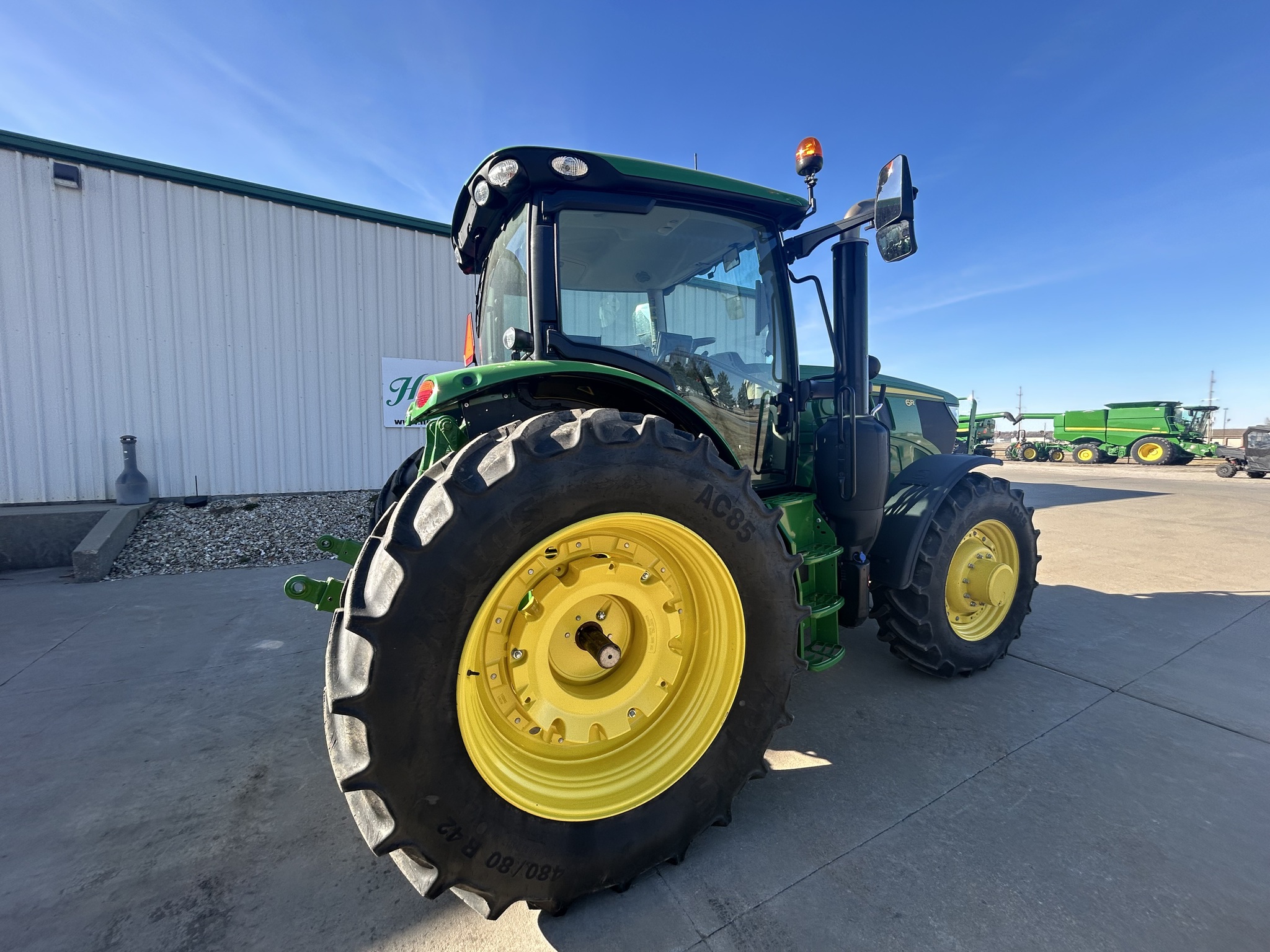  2025 John Deere 6R 155 at Heritage Tractor in Topeka, KS