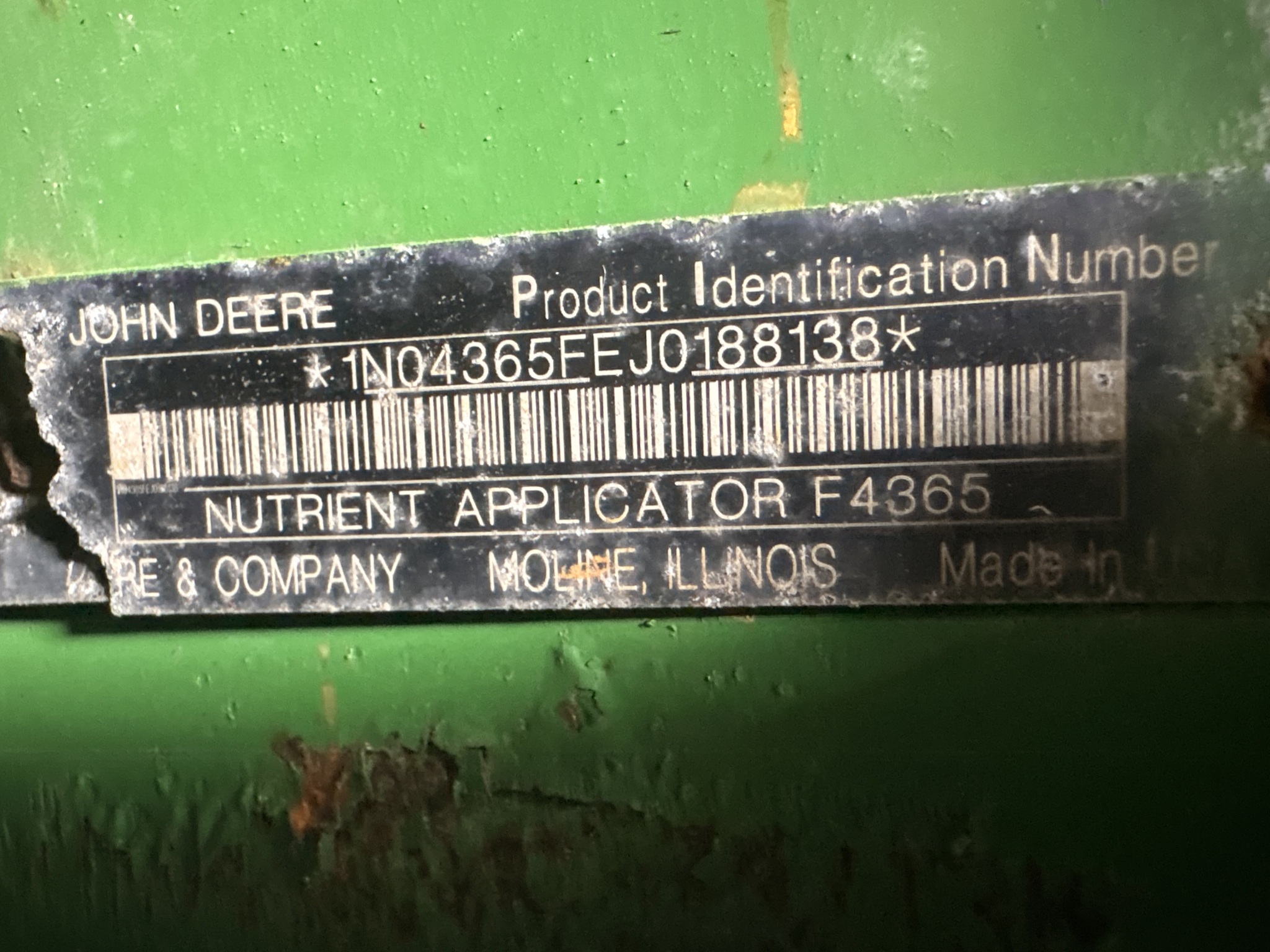 2018 John Deere F4365 Image 44