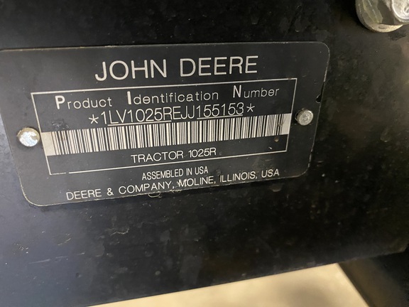 2018 John Deere 1025R - Photo12