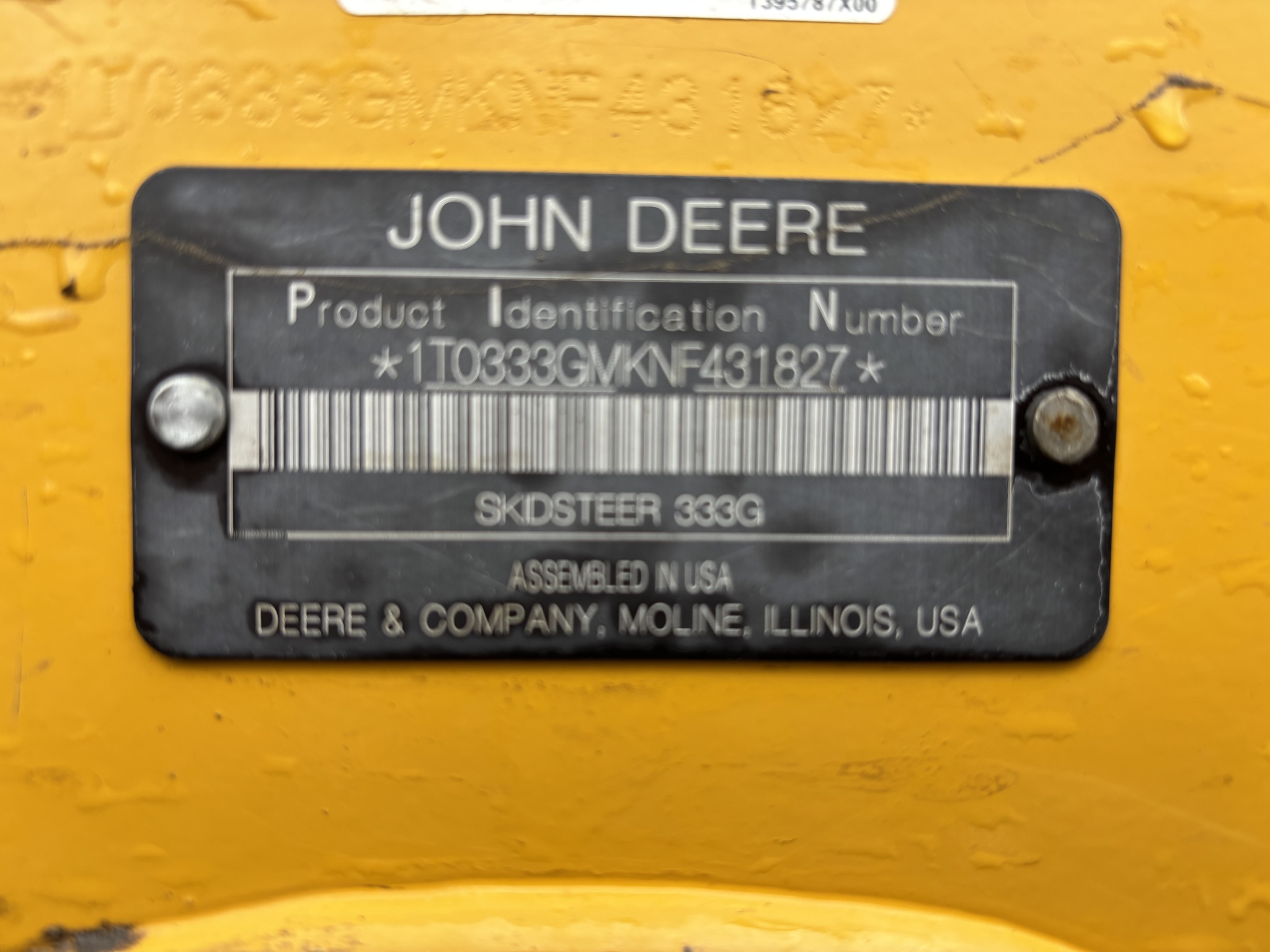  2022 John Deere 333G at Heritage Tractor in Clinton, MO