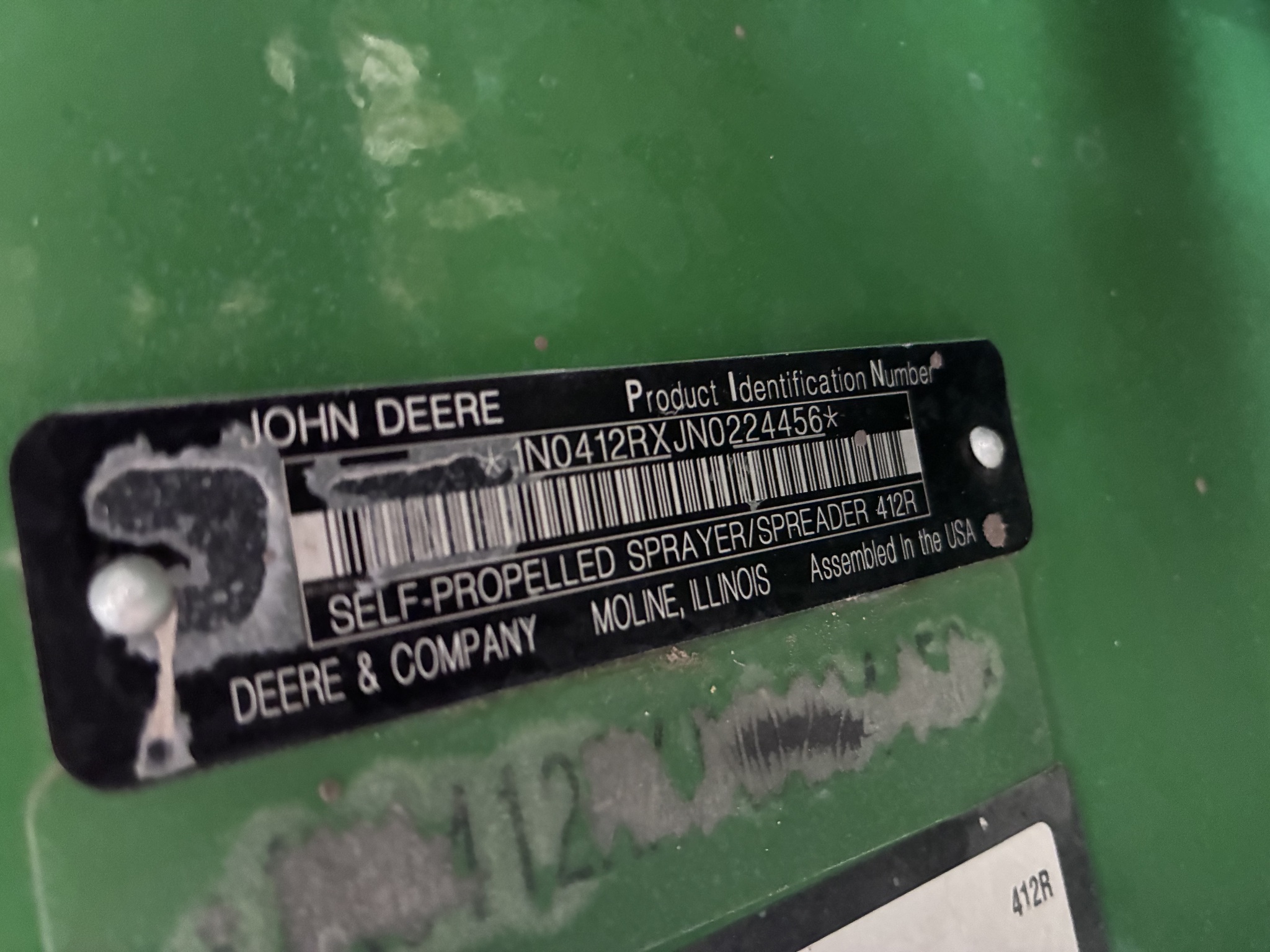 2022 John Deere 412R Image 2