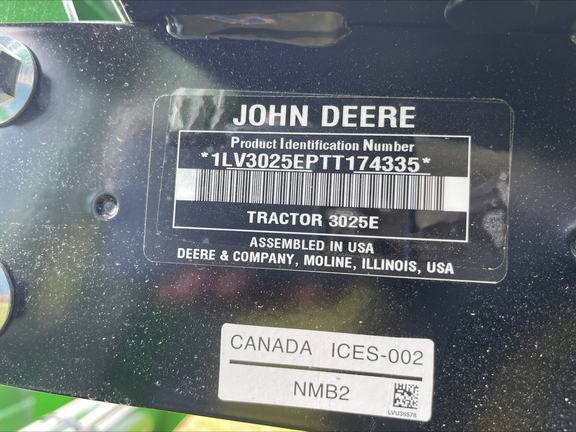 2026 John Deere 3025E