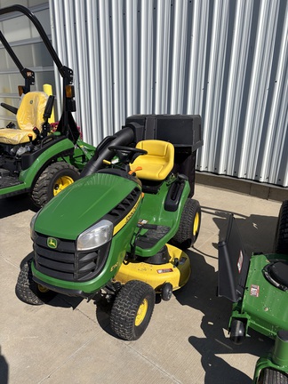 Used 2018 John Deere E110 Lawn & Garden Tractors at Horizon Ag & Turf in Warburg, AB - Photo2