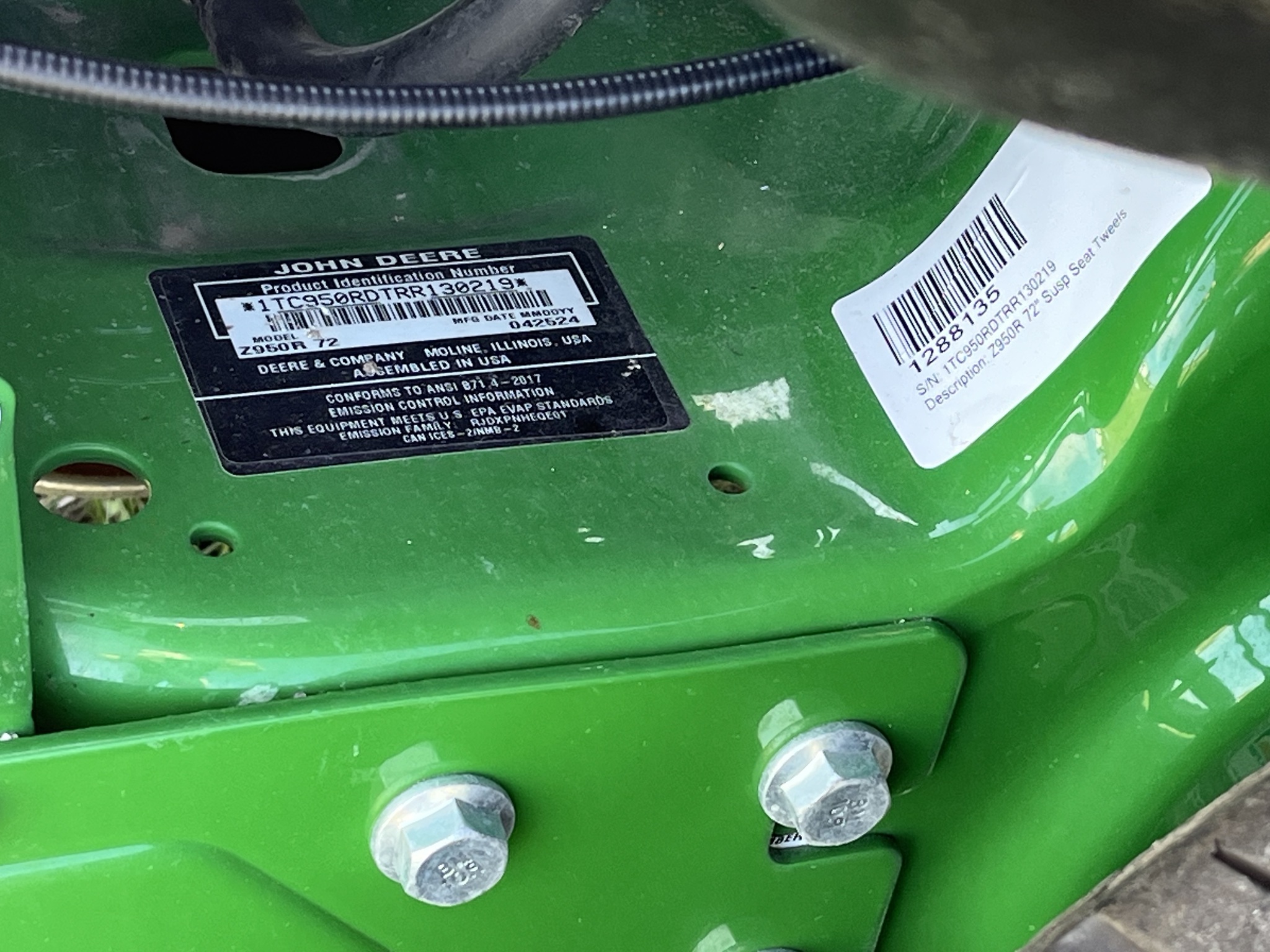 2024 John Deere Z950R Image 12