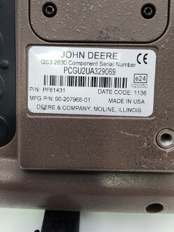 2011 John Deere 2630 W/AUTOTRAC AND SECTION CONTROL Image 3