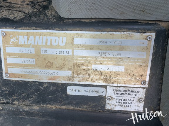 Photo of 2019 Manitou MLA 533-145