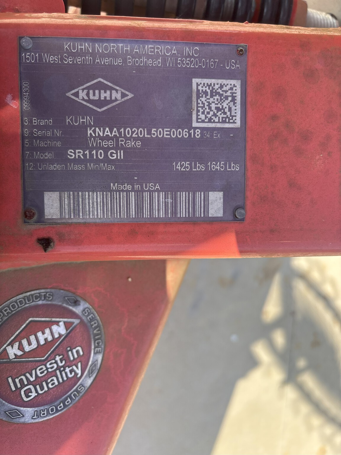 Kuhn SR110 GII Image 5