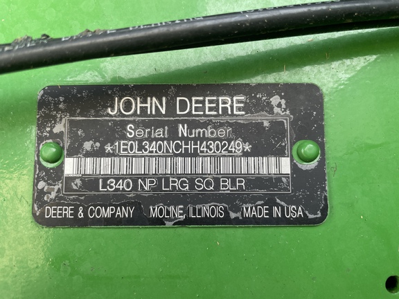Photo of 2017 John Deere L340