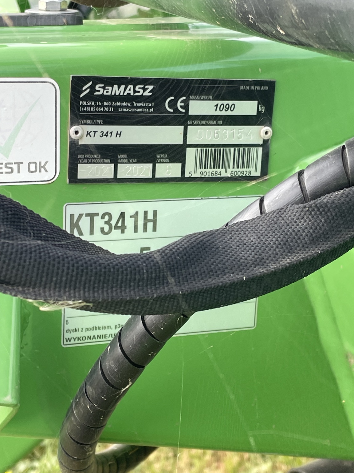 2021 Samasz KT 341H Image 7