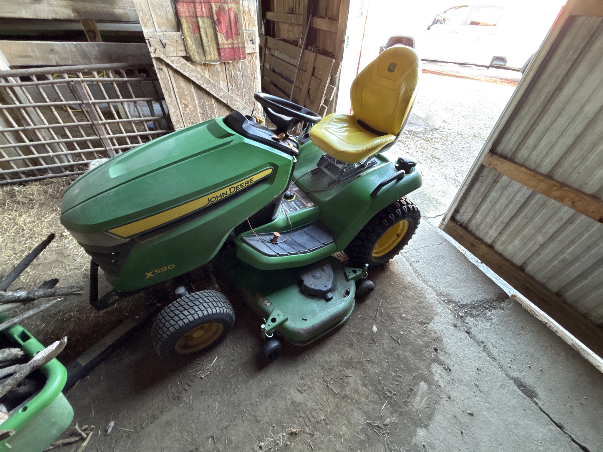Used 2024 John Deere X590 Lawn & Garden Tractors at Koenig Equipment in Greenville, OH - PhotoXL0