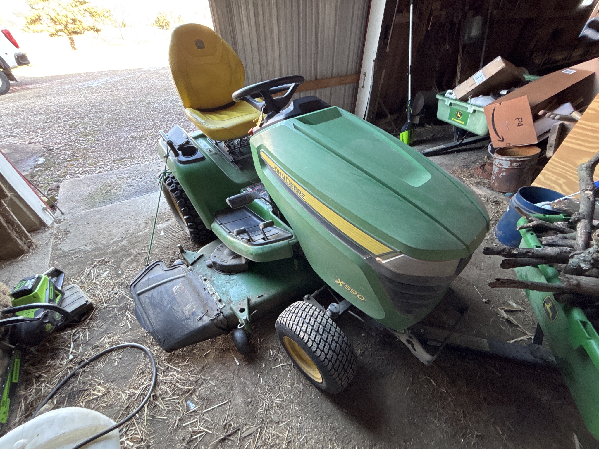 Used 2024 John Deere X590 Lawn & Garden Tractors at Koenig Equipment in Greenville, OH - PhotoXL2