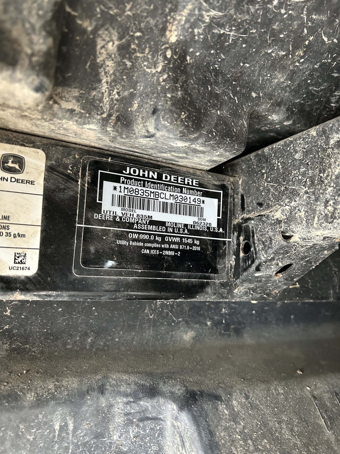 2020 John Deere XUV 835M Image 9